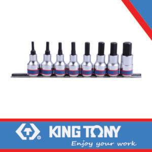 KING TONY SOCKET SET 3/8