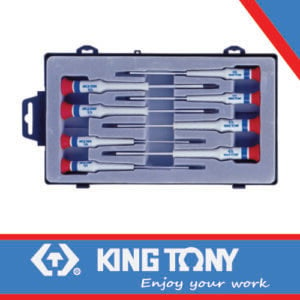 KING TONY SCREWDRIVER SET PRECISION 8PC | 32118MR