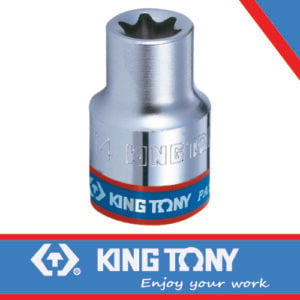 KING TONY SOCKET STANDARD FEMALE TORX 3/8