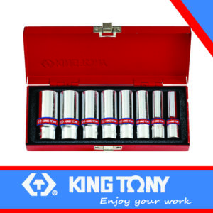 KING TONY SOCKET SET 8PC 3/8