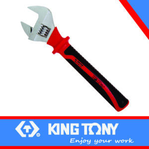 KING TONY VDE INSULATED ADJUSTABLE WRENCH 250MM | 3611VE 10