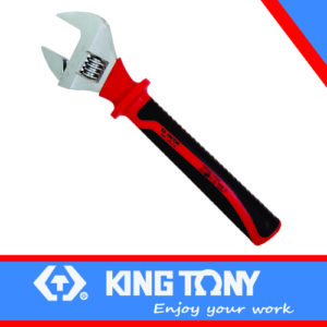 KING TONY VDE INSULATED ADJUSTABLE WRENCH 300MM | 3611VE 12