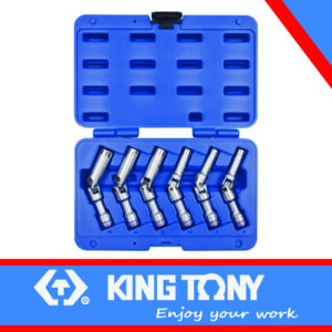 KING TONY SOCKET SET GLOW PLUG 6PC 8 16MM | 3716MR