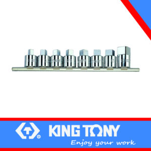 KING TONY SOCKET SET 8PC 1/2