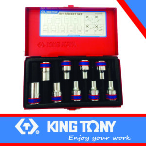 KING TONY SOCKET SET 9PC 1/2