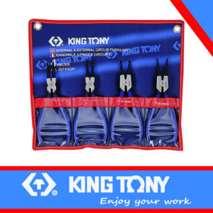 KING TONY PLIERS CIRCLIP SET 4PC 180MM | 42114GP