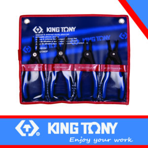 KING TONY PLIERS CIRCLIP SET 4PC 180mm | 42154GP