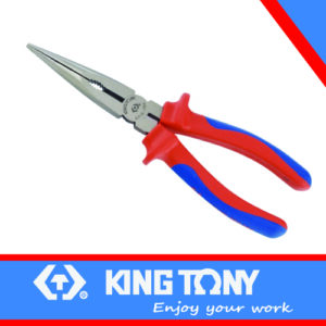 KING TONY PLIERS LONG NOSE 200MM VDE 1000V | 6318 08A