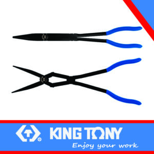 KING TONY DOUBLE JOINT EXTRA LONG NOSE PLIERS 340MM | 6329 13C