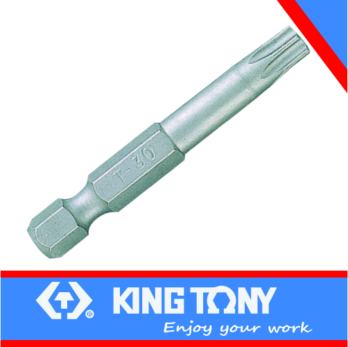 T25 Size Pack of 10 KING TONY 715025T Torx Head Power Driving Bit 50 mm Length