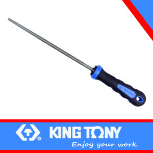 KING TONY FILE ROUND 2ND CUT 250MM HANDLE | 75302 10G