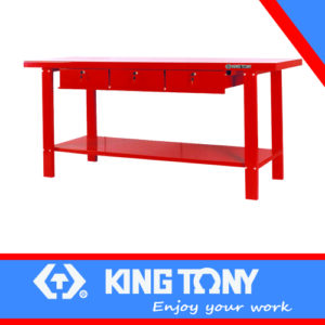 KING TONY WORKBENCH 3 DRAWERS 2000mm RED | 87E01P91A