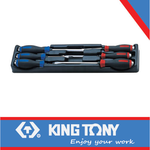 KING TONY - KING TONY SCREWDRIVER SET 6PC (9 30206MR) | Tools4Builders