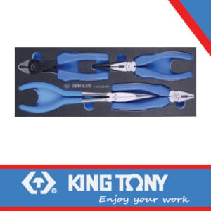 KING TONY PLIERS SET 4PC EVA FOAM | 9 40104GPV