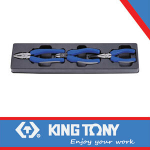 KING TONY PLIERS SET COMB  SIDE/C AND LONG/N 3PC | 9 40203GP