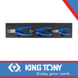 KING TONY PLIERS SET COMB  SIDE/C AND LONG/N EPE FOAM | 9 40203GPG