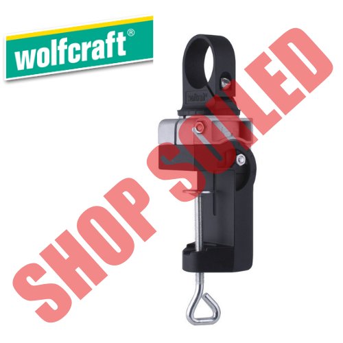 SHOP SOILED – Wolfcraft Die-Cast Universal Drill Clamp | 4800000