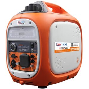 GenTech - 2KVA Pure Sine Wave Electric Start Petrol Generator - Orange | GEN1360