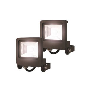 LITEMATE - 2/Pk LED Floodlight 10W - 700LM | LMFL001/TWIN
