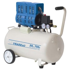 TRADEair 50L Silent Oil Free Compressor Direct Drive 1HP - 7Bar | MCFRC242