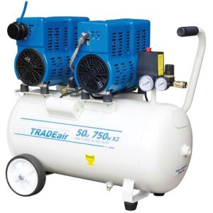 TRADEair 50L Silent Oil Free Compressor Direct Drive 2HP - 7Bar | MCFRC24