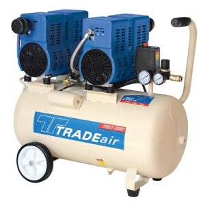 TRADEair 100L Silent Oil Free Compressor Direct Drive 2HP - 7Bar | MCFRC244