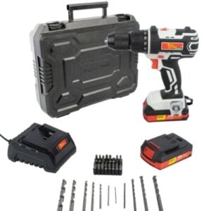 Tork Craft 20V Cordless Impact Drill Driver Kit, 2 x 2.0Ah Batt. Pk. | TC20030