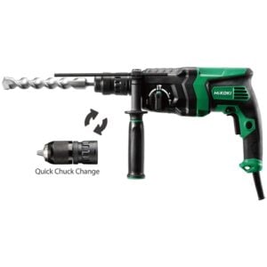 Hikoki - SDS-Plus Rotary Hammer Drill 26mm 830W | DH26PMC-WS