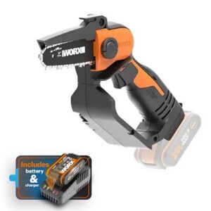 Worx - 20V Cordless One Handed Pruning Saw + Battery & Charger | WG324E.9-BCSK