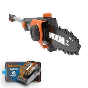 Worx 20V Cordless Pole Saw 4m with Auto Tension + Battery & Charger | WG349E.9-BCSK