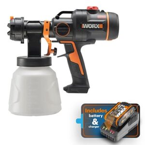 Worx 20V NITRO Paint Sprayer Brushless + Battery & Charger | WX020.9-BCSK