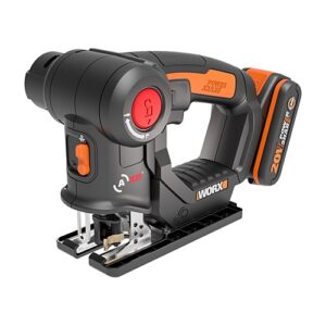 Worx - 20V Cordless AXIS 2-In-1 Jigsaw & Sabre Saw 2.0Ah Kit | WX550