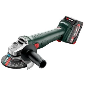 Metabo W 18 L 9-125 QUICK Cordless Angle Grinder 125mm 5.2Ah Kit | 602249650