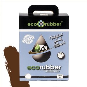 Eco Rubber DIY Rubberised Sealer Kit 2.5 SQM - Brown | 658DT2B