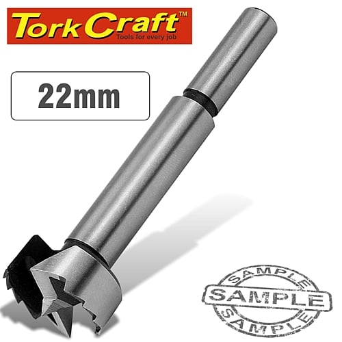 Tork Craft Forstner Bit 22mm (Carded) | TCFB22