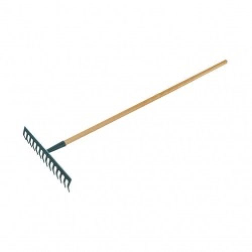 Crownman Garden Rake wooden handle (581014)