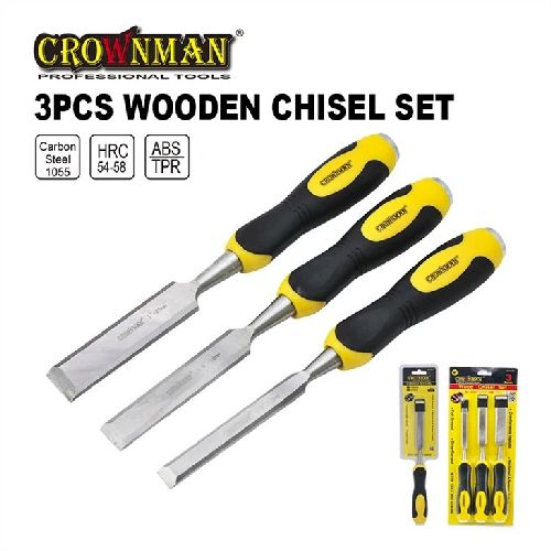 Crownman Chisel 3pc Set For Wood (714753)