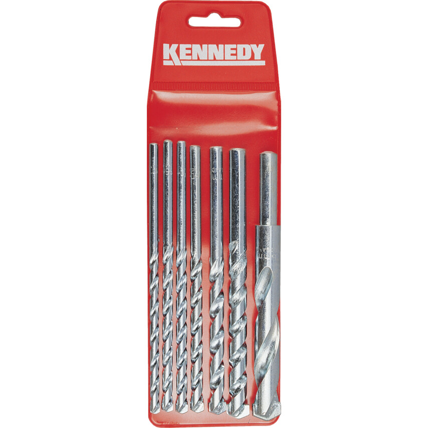 7Pc TCT Rotary Masonry Drill Bit Set, Straight, 5.5-16mm | KEN0555170K