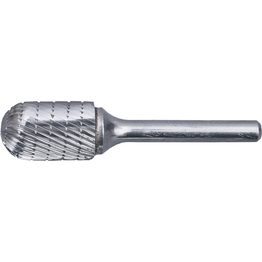 Carbide Burr, Cylindrical Ball Nosed, Chipbreaker (Cut 9), 12x25x6mm | KEN2101320K