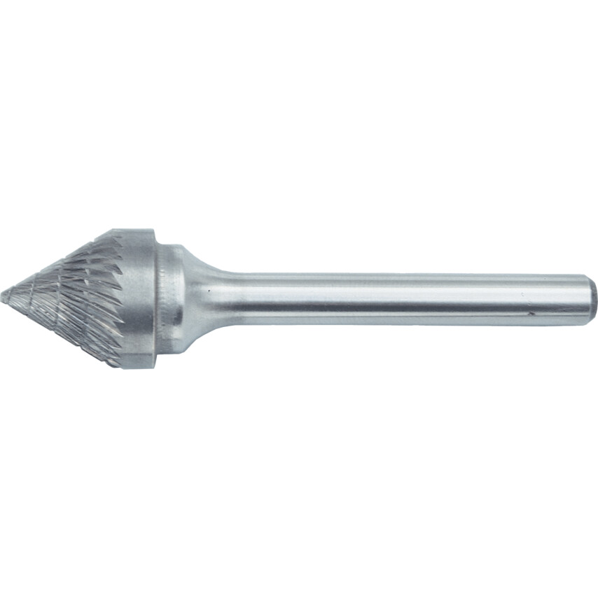 Carbide Burr, Conical 60 Deg, Chipbreaker (Cut 9), 6x4x6mm | KEN2108620K
