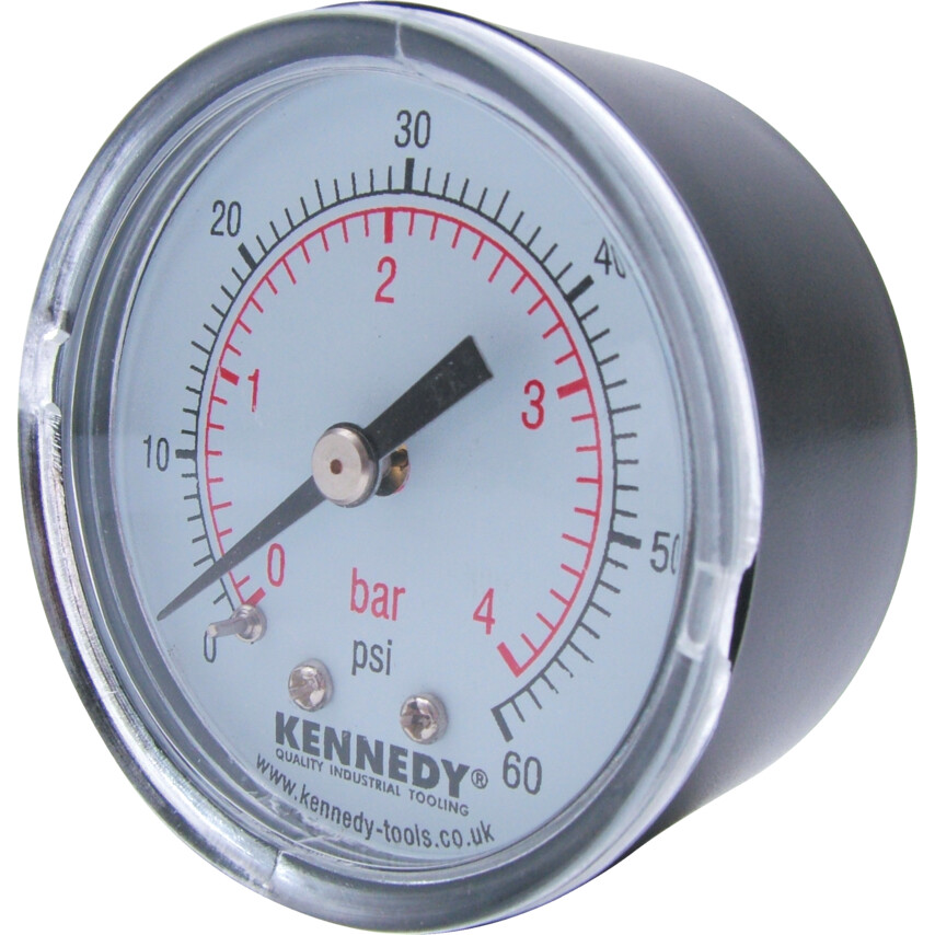 Kennedy Pressure Gauge, Face Dia. 50mm, 0-12Bar, G1/8 | KEN2598320K