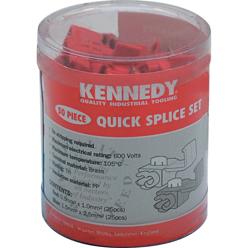 Kennedy 50Pc Quick Splicing Set for Automotive Electrical Wires | KEN5039930K