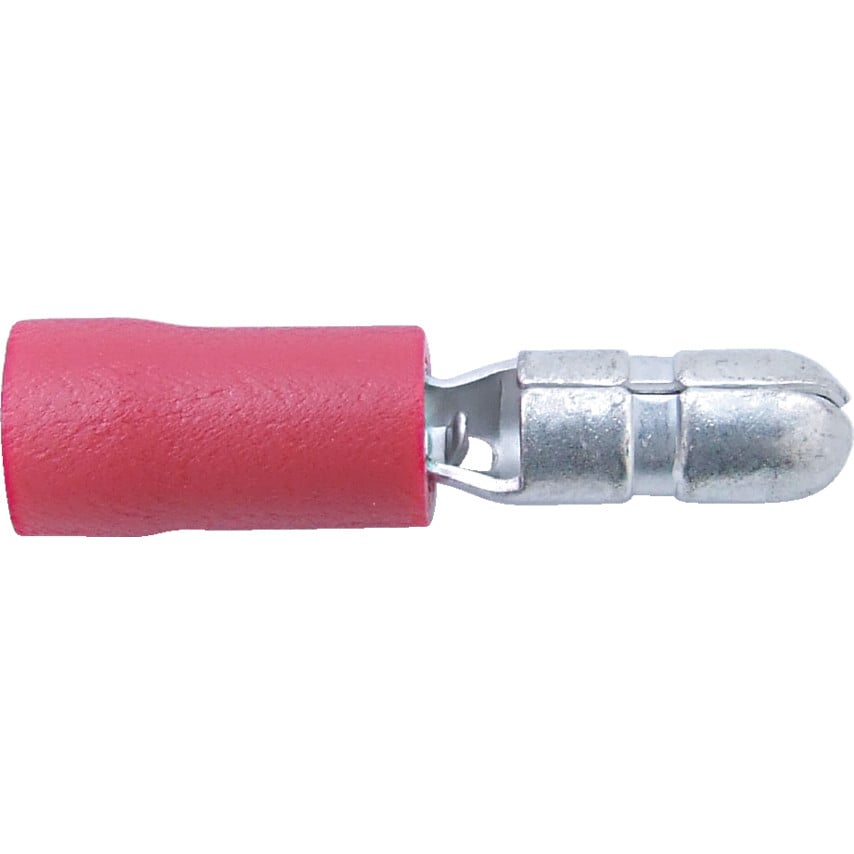 Kennedy 4mm Male Bullet Connector Terminal-Red (100)| KEN5153500K