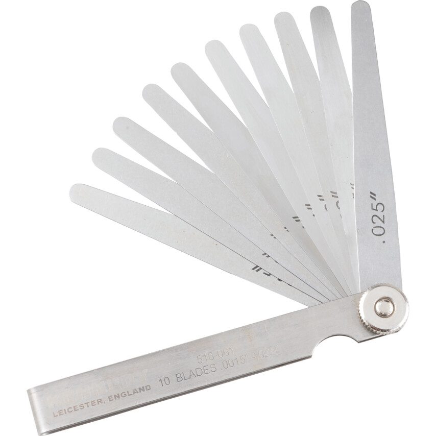 Kennedy 10-Blade Imperial Feeler Gauge, 0.0015