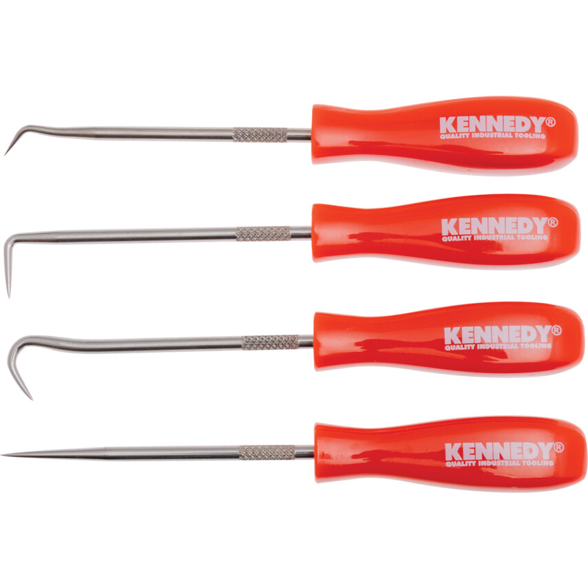 Kennedy 4Pc Miniature Hook & Pick Set | KEN5182900K