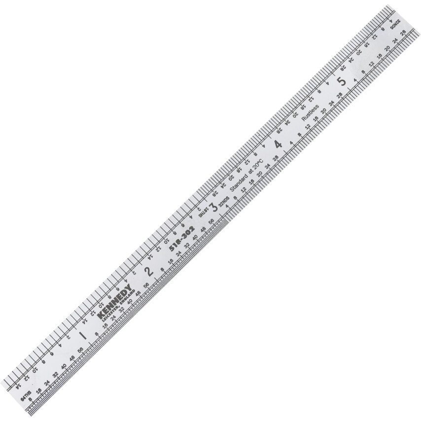 Engineer's Rule, Square End, Flexible Blade, 150mm (6