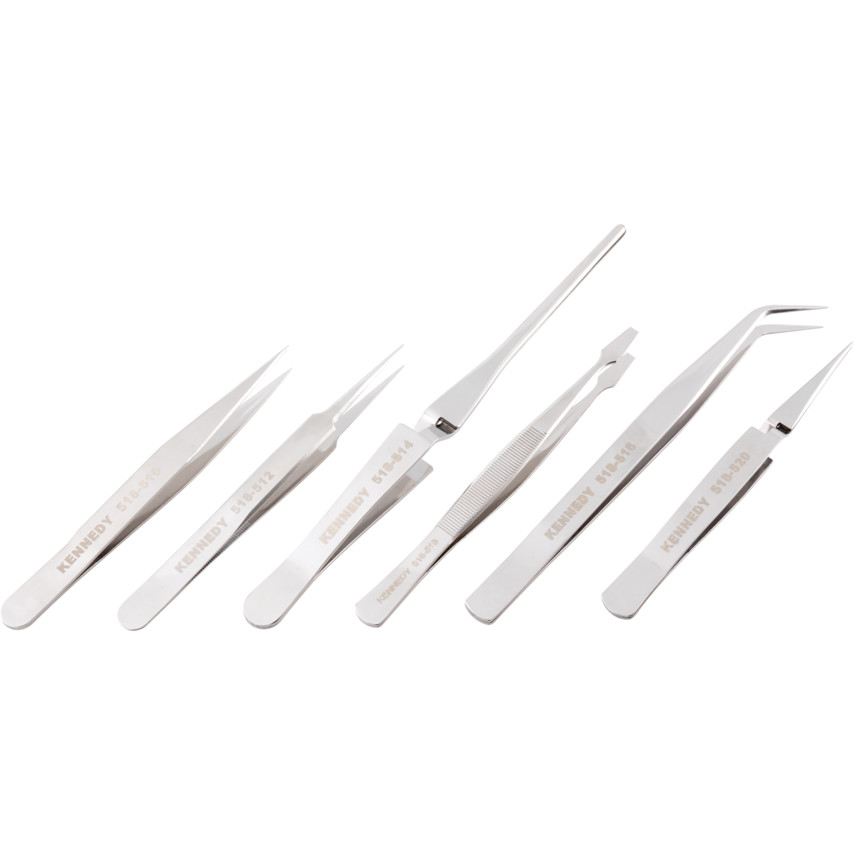 Kennedy 6P Precision Tweezers Set | KEN5185250K