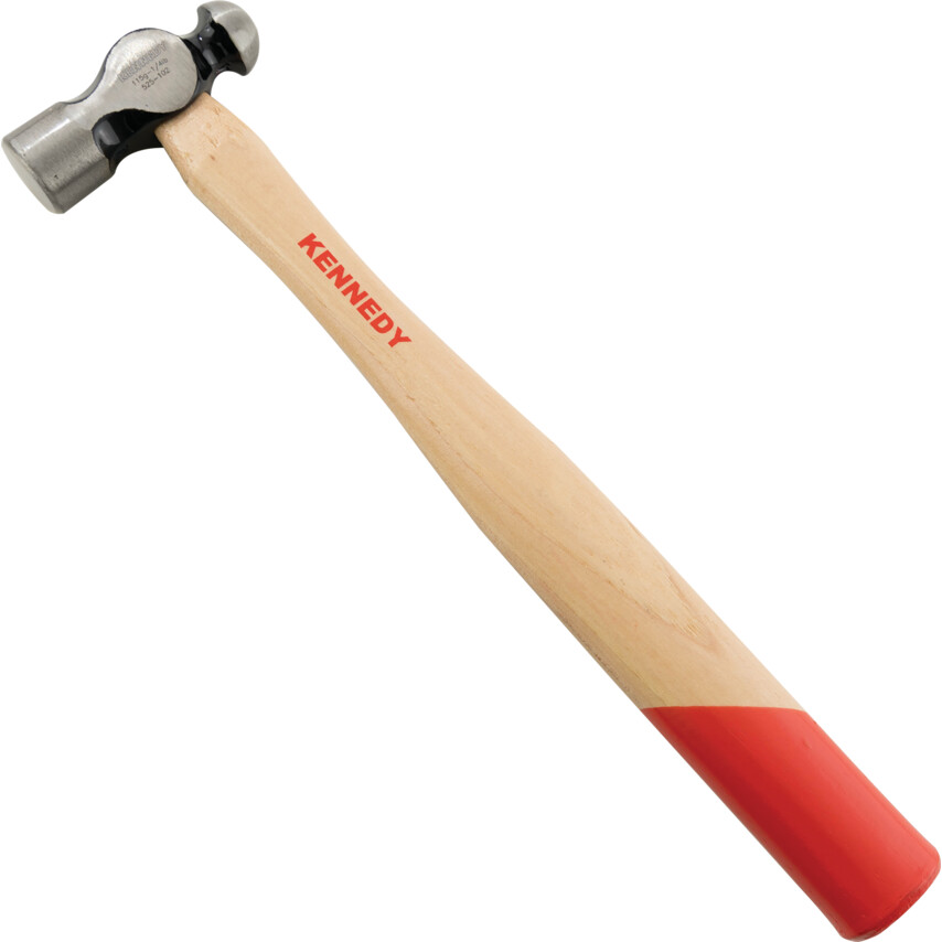 Ball Pein Hammer, Hardwood Shaft, 255mm, 130g (1/4lb) | KEN5251020K