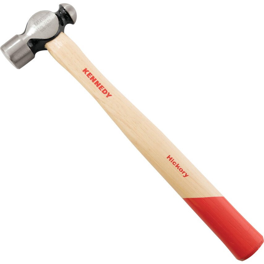 Pin Ball Pein Hammer, Hickory Shaft, 295mm, 340g (3/4lb) | KEN5252070K