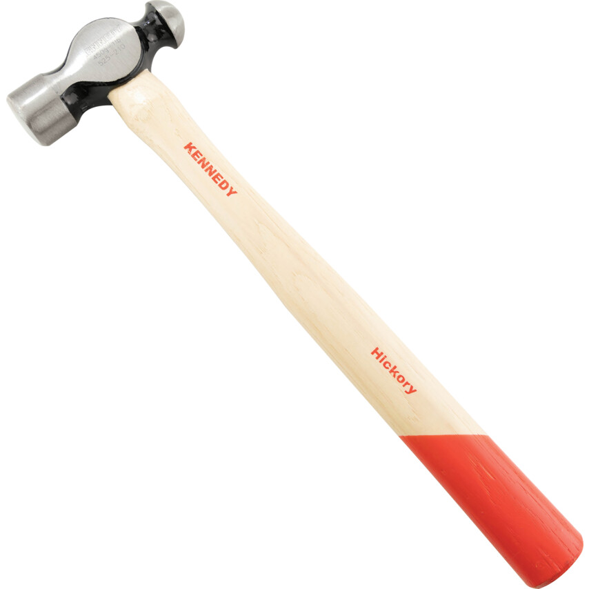 Pin Ball Pein Hammer, Hickory Shaft, 350mm, 453g (1lb) | KEN5252100K